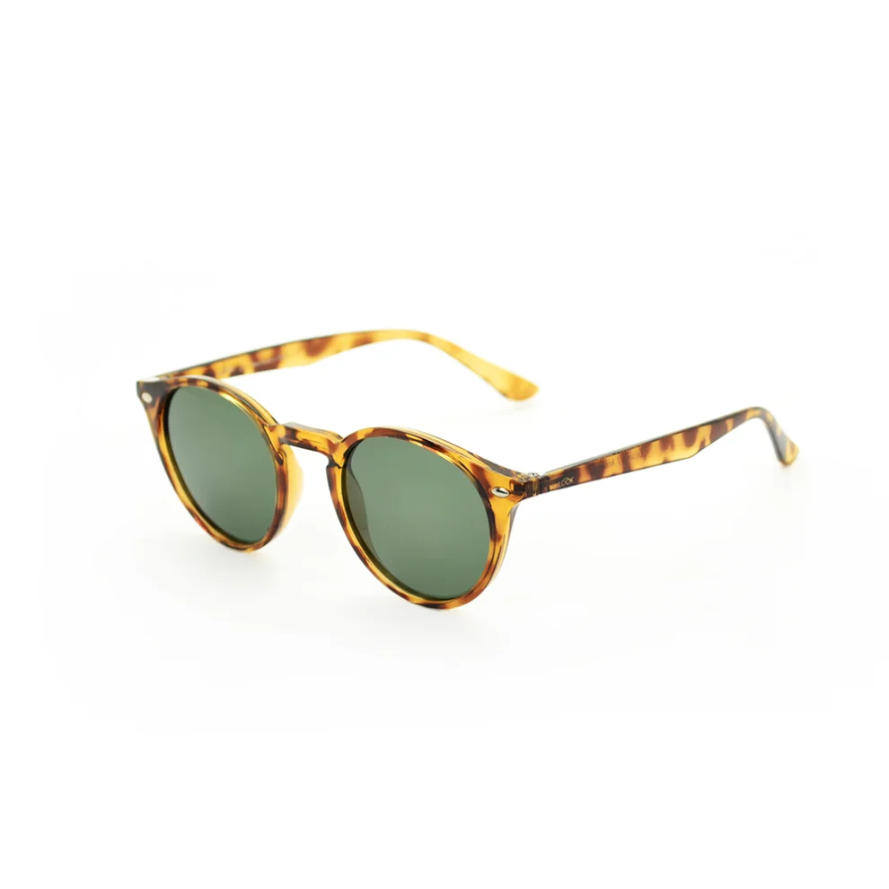 Amber frame sunglasses top