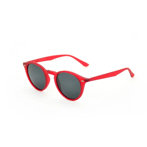 Looklight - Letoon S-size Matte Jelly Red Unisex Sunglasses
