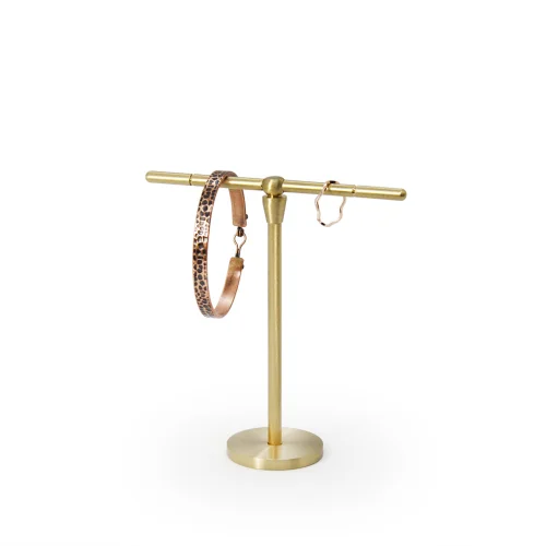 Coho Objet  - Brazen Handmade Brass Jewellery Hanger  - Il
