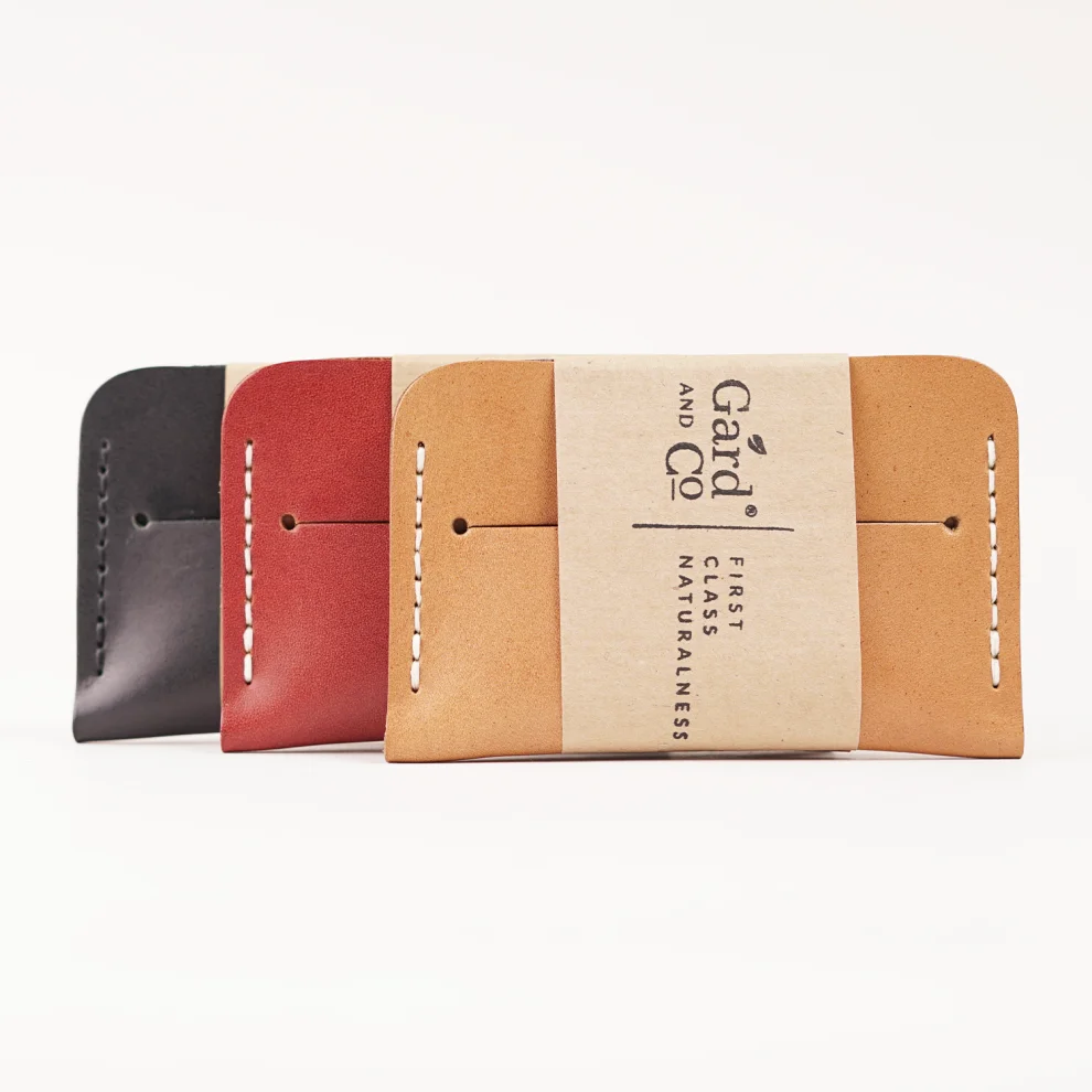 Gard and Co. - Flat Wallet - Hakiki Deri Minimal Kartlık Cüzdan