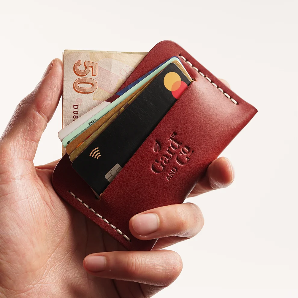 Gard and Co. - Flat Wallet - Hakiki Deri Minimal Kartlık Cüzdan