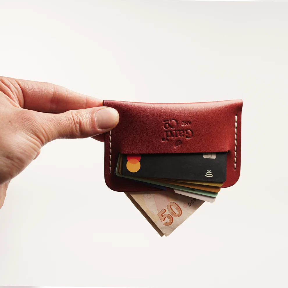 Gard and Co. - Flat Wallet - Hakiki Deri Minimal Kartlık Cüzdan