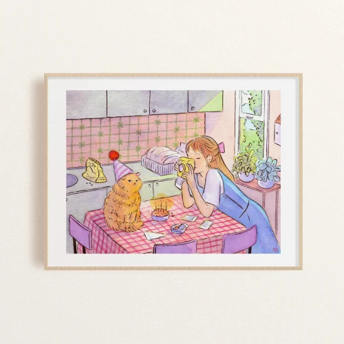 Günseli Sepici - Birthday Party Print