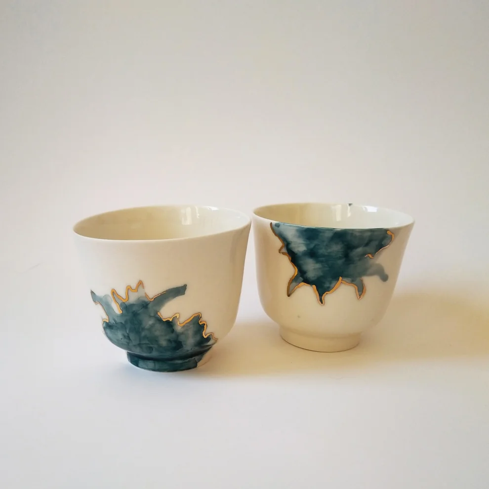 Opia Ceramics - Watercolor Midi Mugs