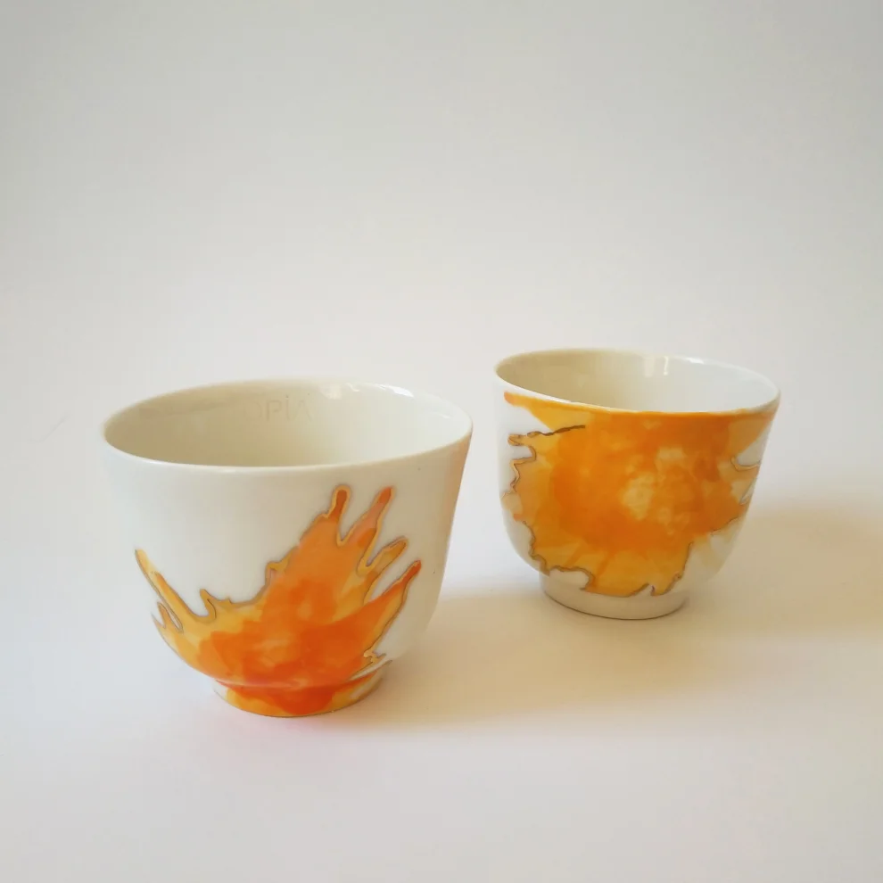 Opia Ceramics - Watercolor Midi Kupa