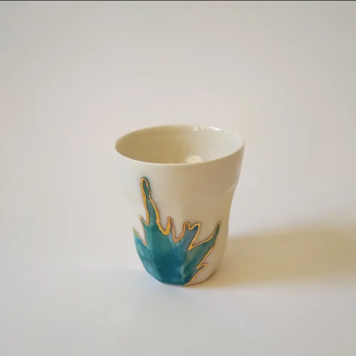 Opia Ceramics - Water Color Espresso Glass