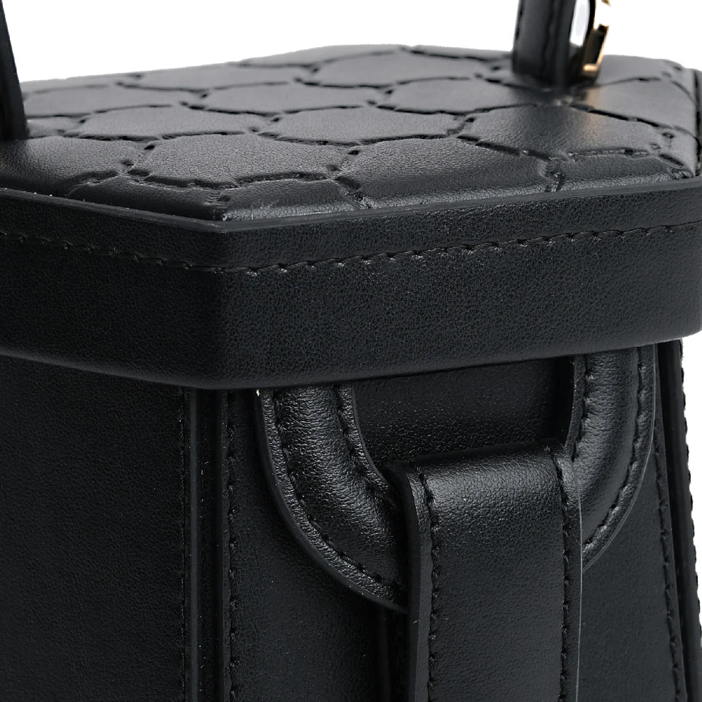 Mianqa - Vegan Apple Leather Hexagon Crossbody & Shoulder Bag