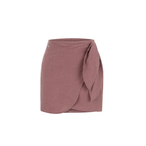 Dor Raw Luxury - Cheese And Grapes Linen Skirt