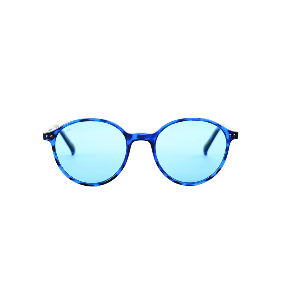 Looklight ashton n type ocean unisex sunglasses amber blue light blue
