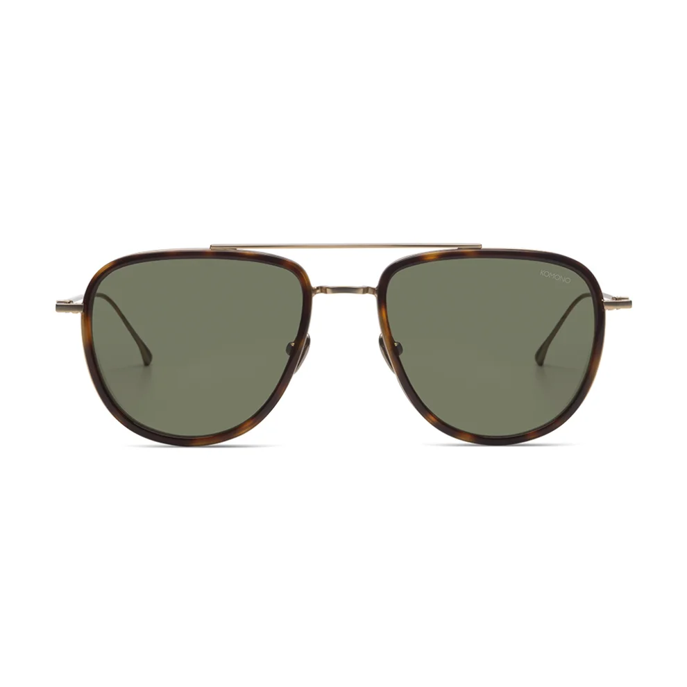 Komono - Curtis White Gold Havana Sunglasses