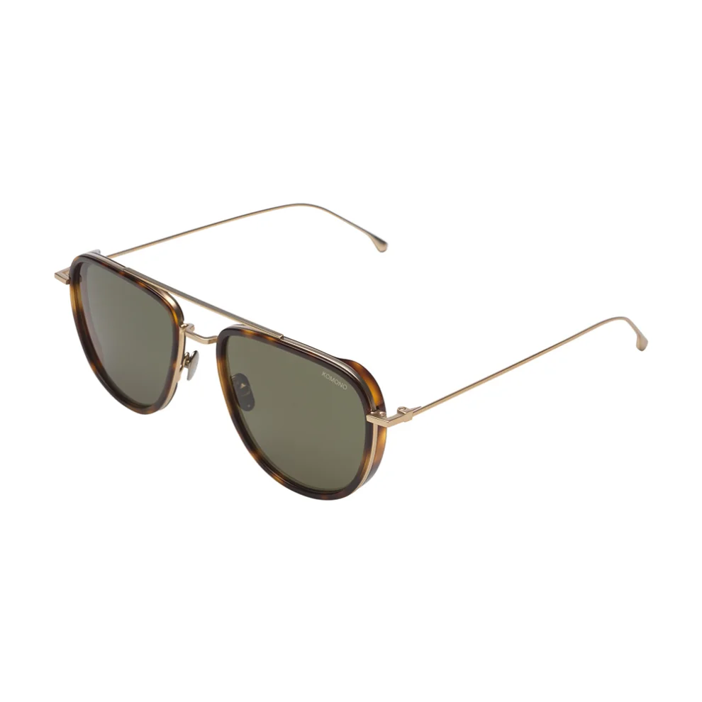 Komono - Curtis White Gold Havana Sunglasses