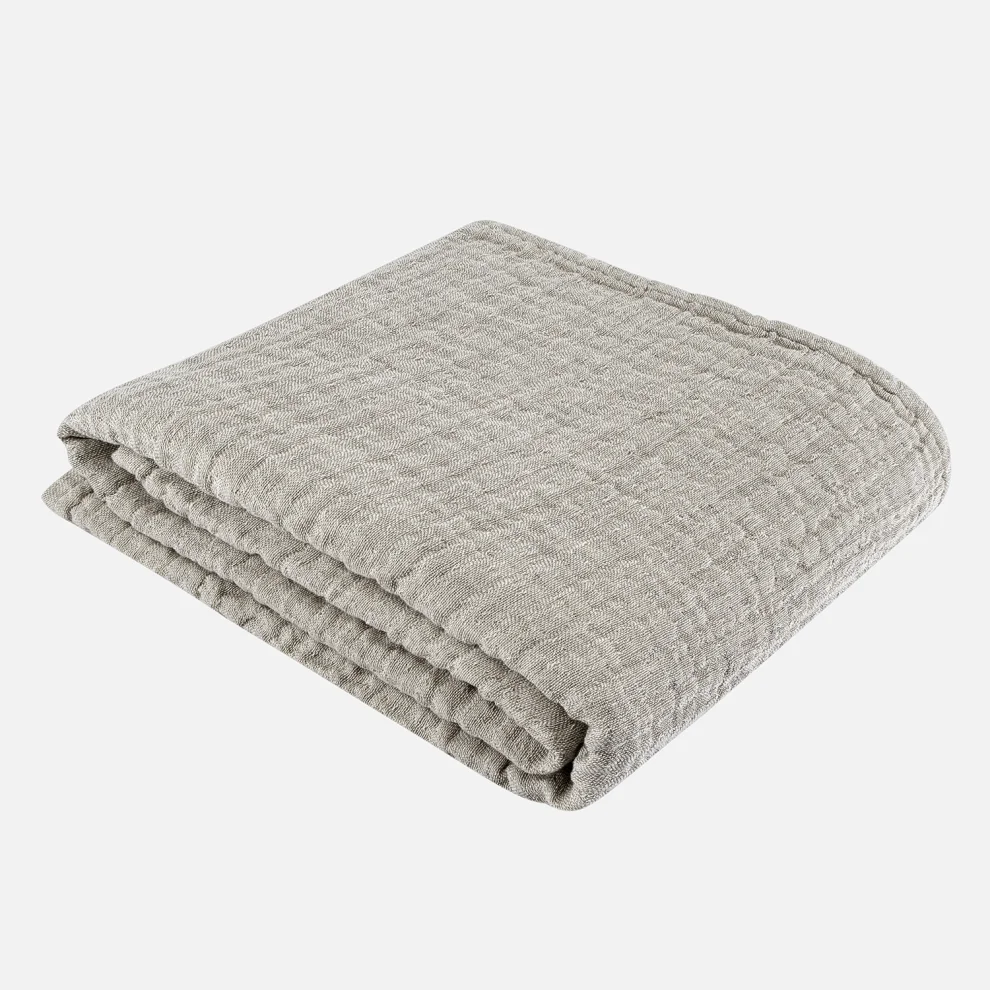 Miespiga - Rustic 3 Ply Linen Double Sided Super Soft Breathable Throw