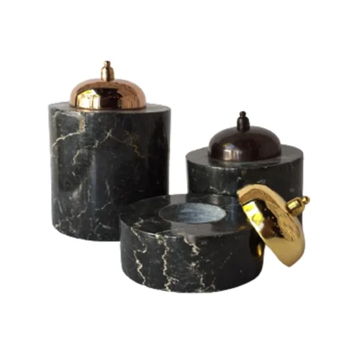 Ritzy Fine Living - Marble Candle Holder