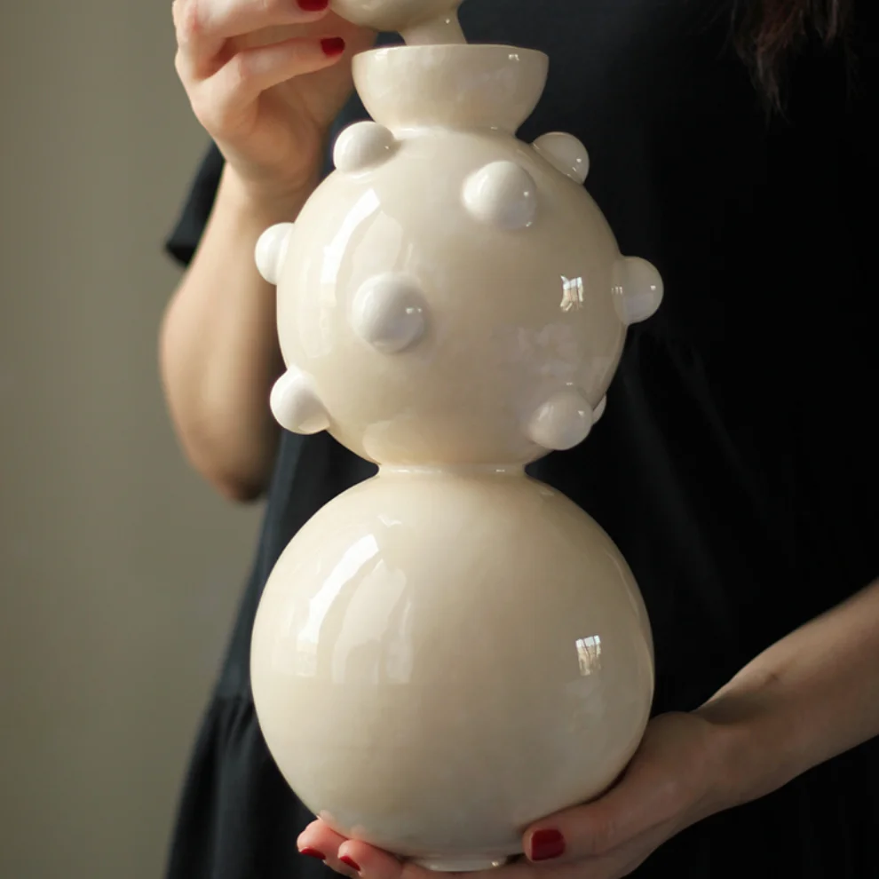 Jecmuse - Bubble Ceramic Vase