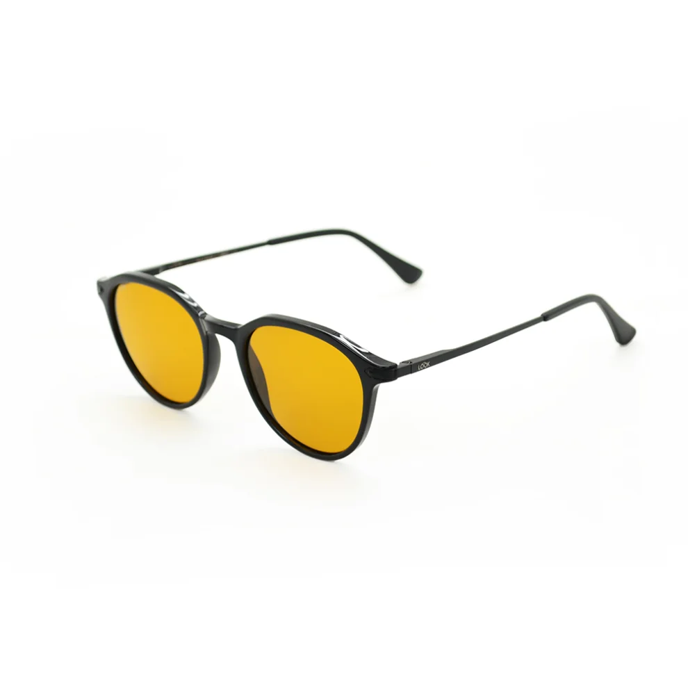 Looklight - Gregor Black Unisex Sunglasses