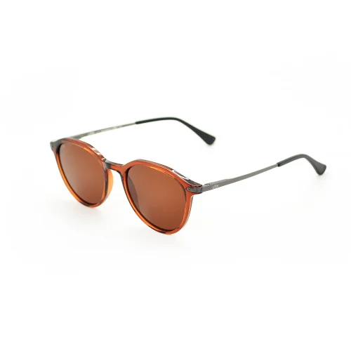 Looklight - Gregor Jelly Brown Unisex Sunglasses