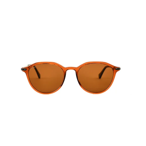 Looklight - Gregor Jelly Brown Unisex Sunglasses