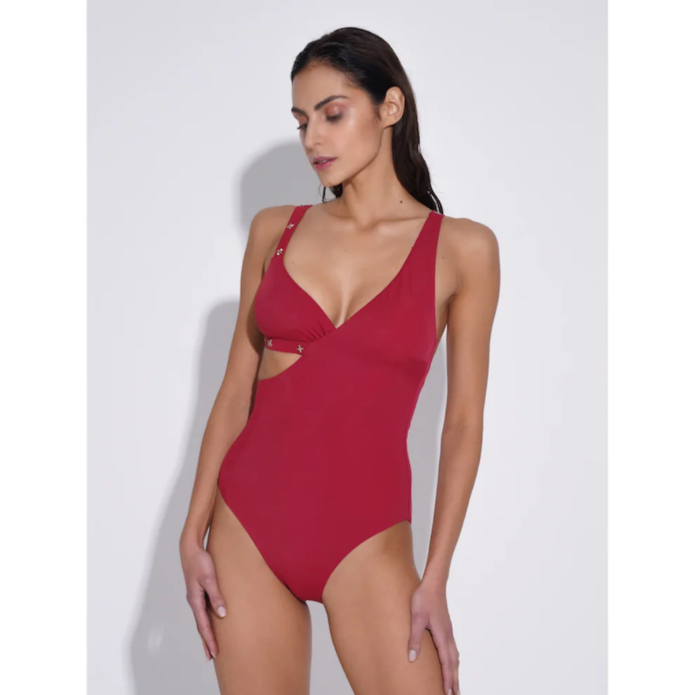 Saude İstanbul - Lucia W/gold Pin Swimsuit