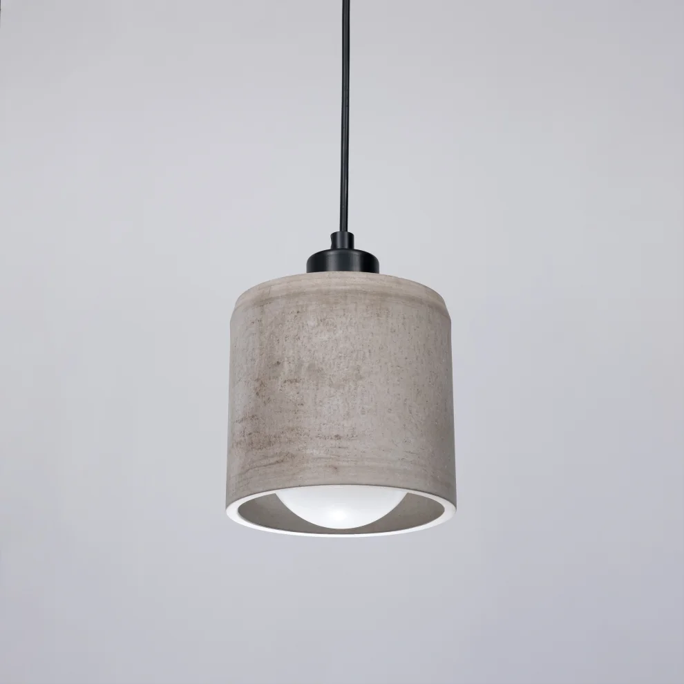 Womodesign - Cylinder Concrete Ceiling Light
