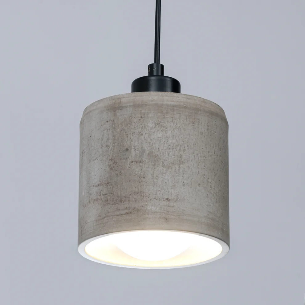 Womodesign - Cylinder Concrete Ceiling Light