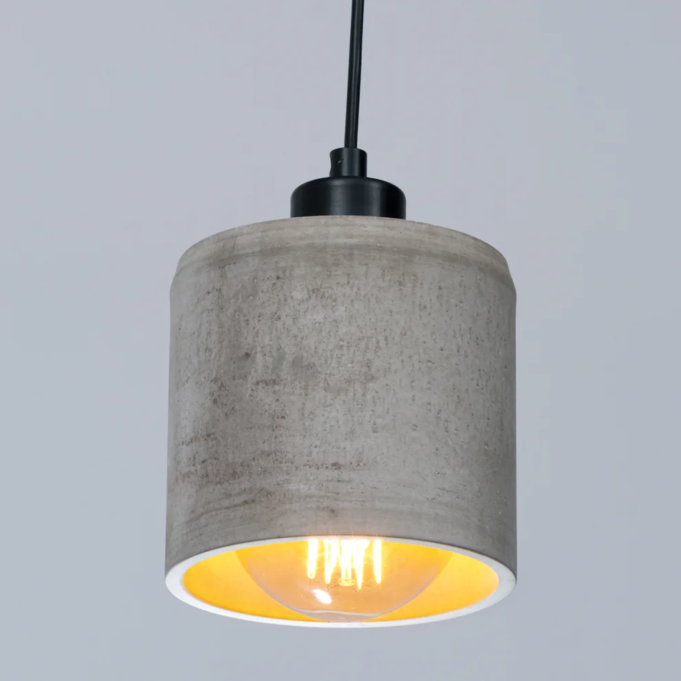 Womodesign - Cylinder Concrete Ceiling Light