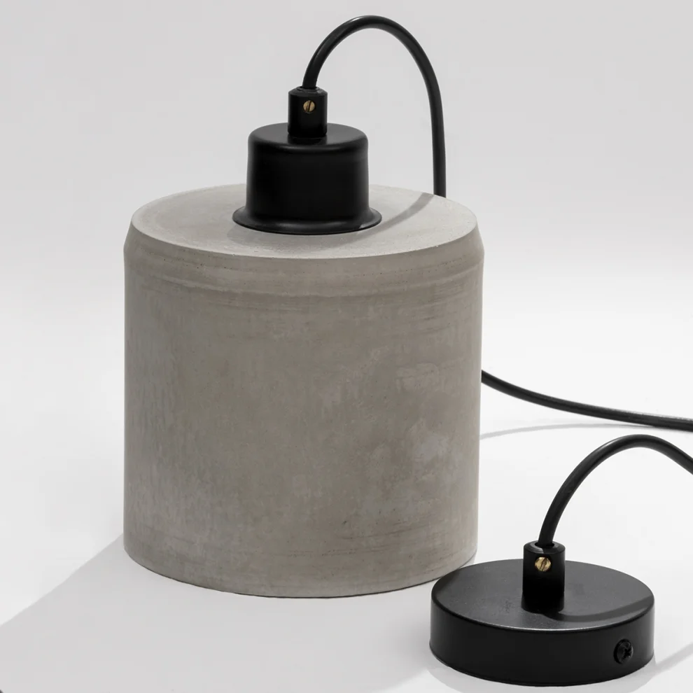 Womodesign - Cylinder Concrete Ceiling Light