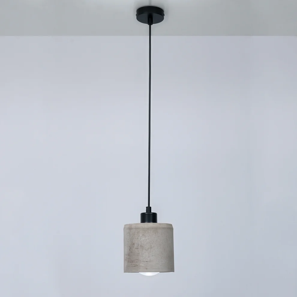 Womodesign - Cylinder Concrete Ceiling Light