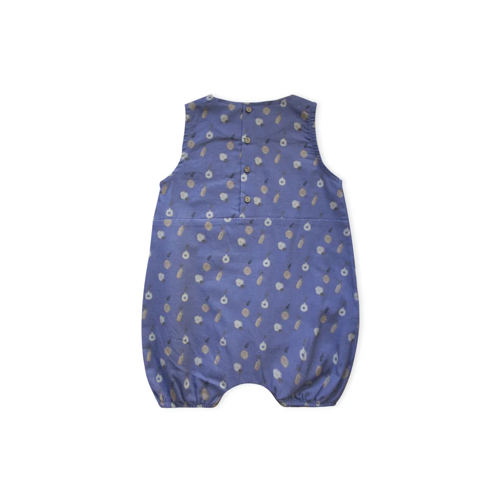 Auntie Me - Baby Plant Ceramics Short Woven Romper