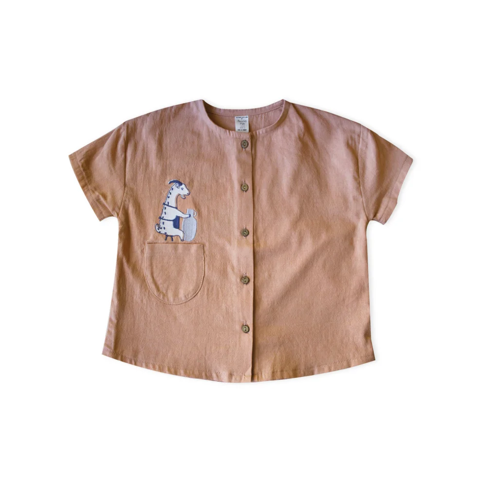 Auntie Me - Baby Organic Cork Goat Shirt