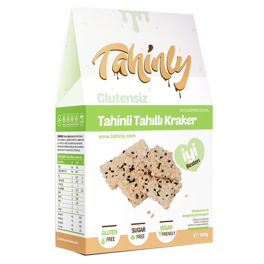 Glutensiz Tahinli Tahıllı Kraker 150g