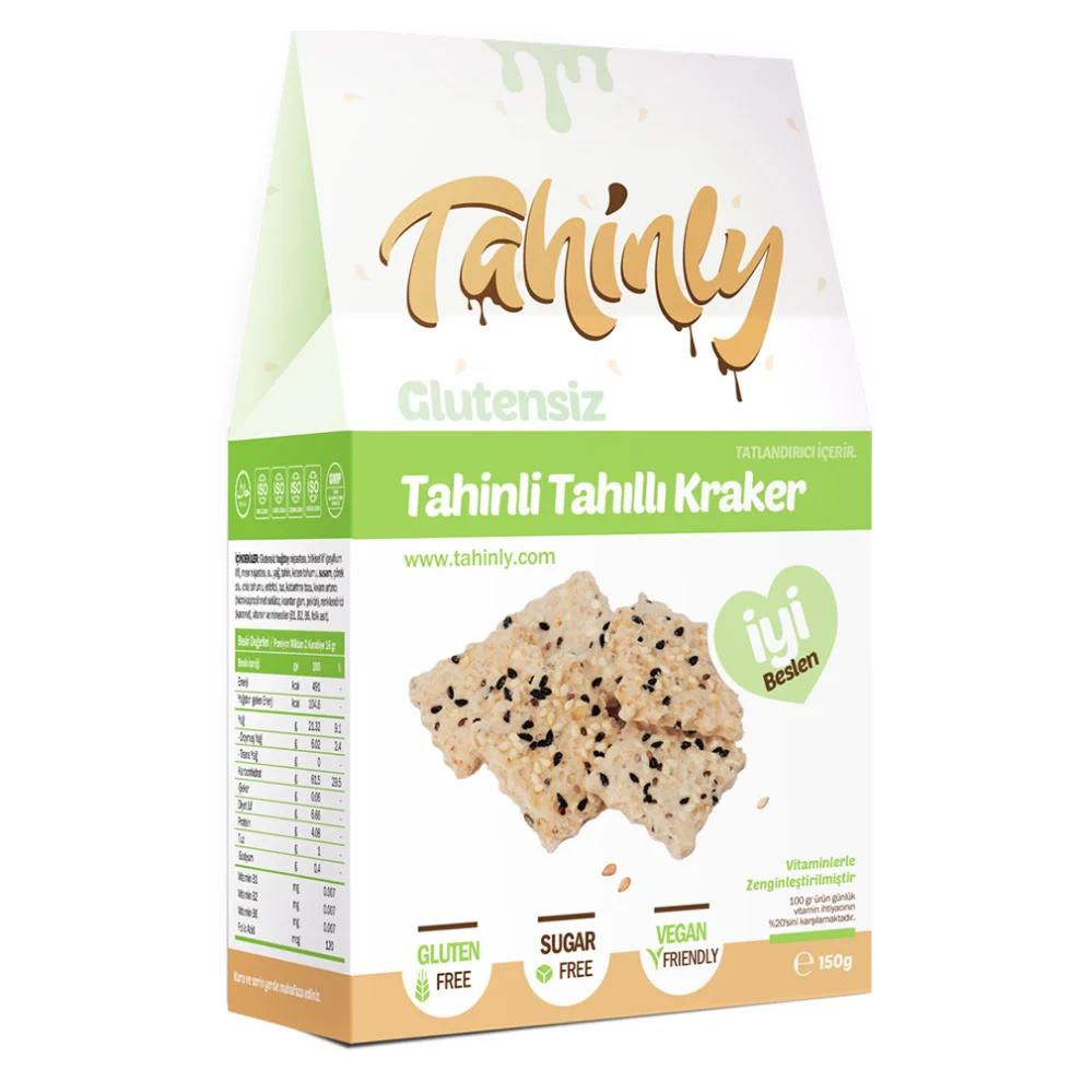 Tahinly - Glutensiz Tahinli Tahıllı Kraker 150g