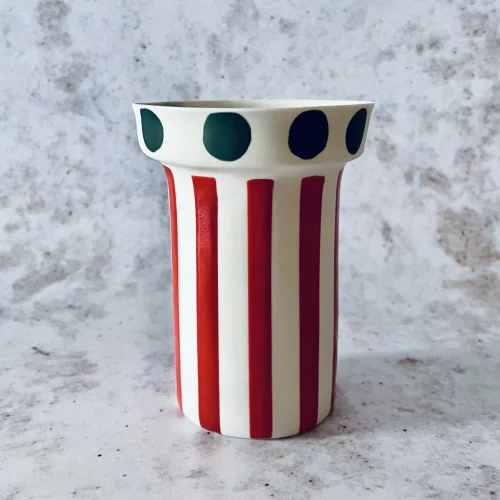 Kaase Atelier - Dots & Stripes Long Mug