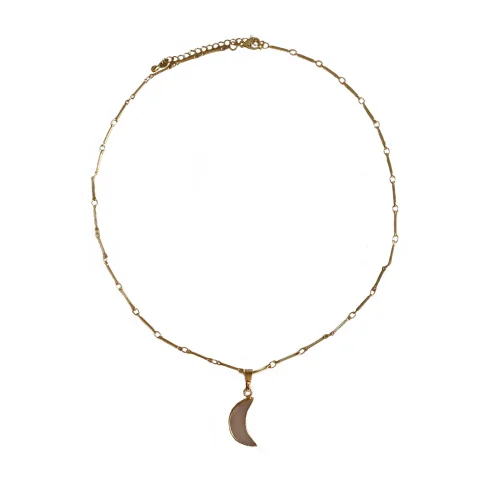 Vanilla and Coconuts - Moon Necklace