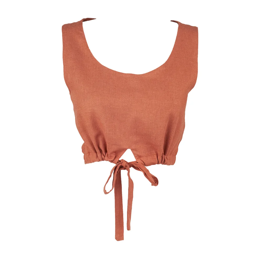 ces.collection - Linen Crop Top