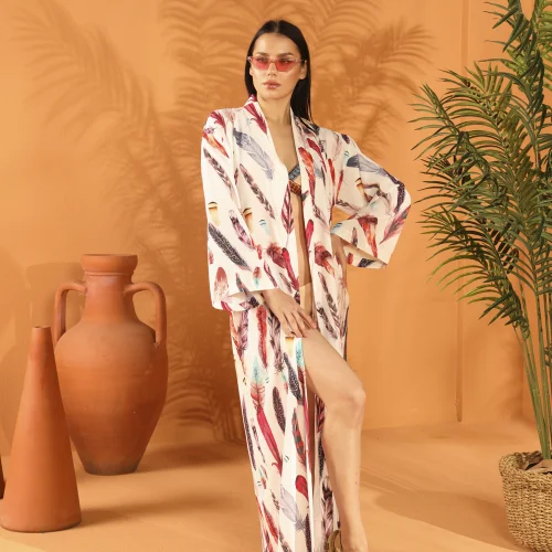 Ela'f - Feather Uzun Kimono