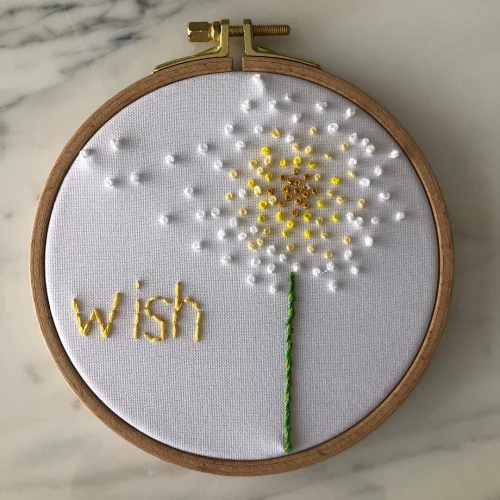 Granny's Hoop - Wish Embroidery Hoop Art