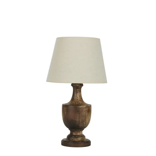 Dim Lighting Design - Organic Wooden Lampshade