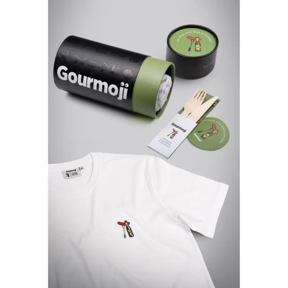 Gourmoji - Unisex Beer & Sausage T-shirt