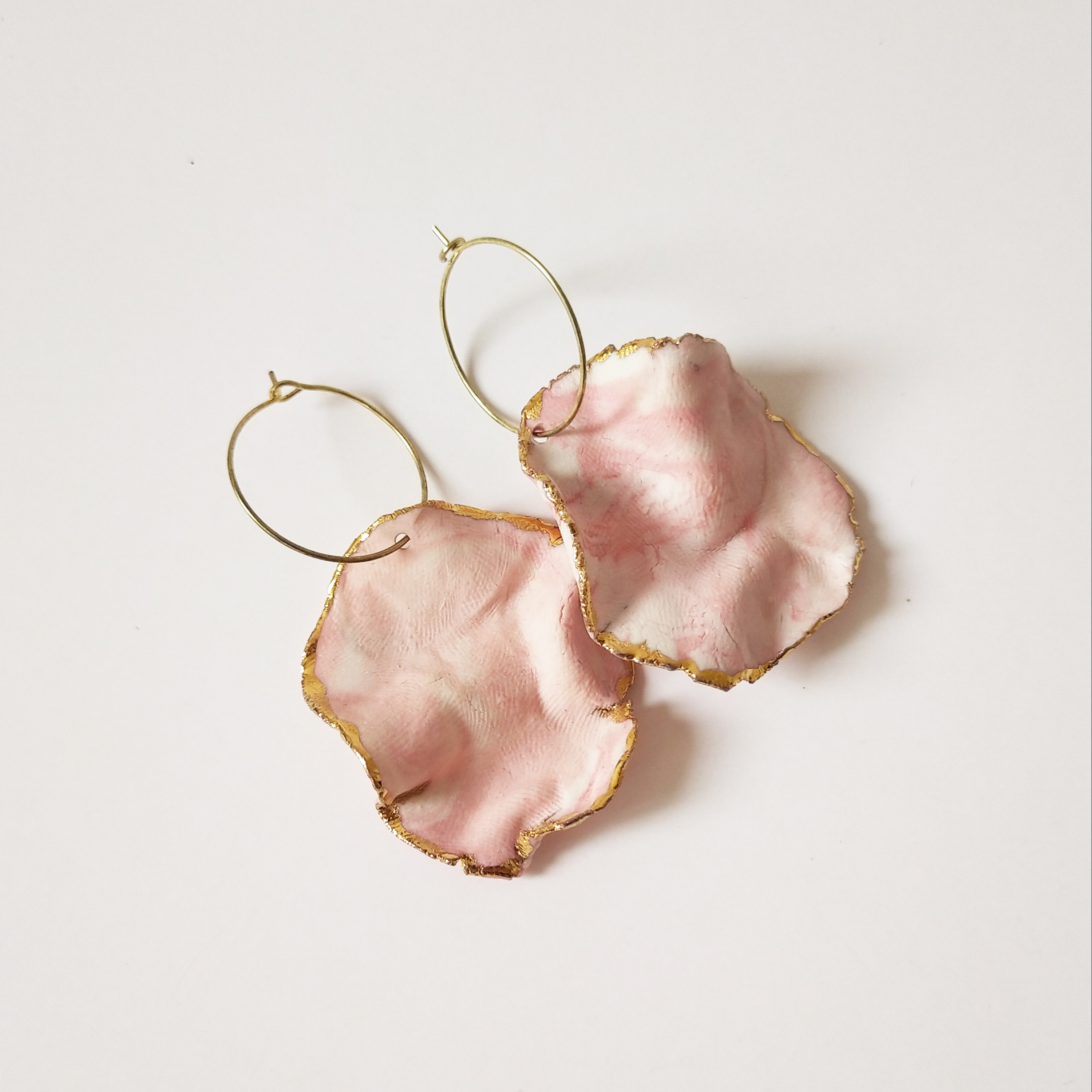 Marble Porcelain Earring