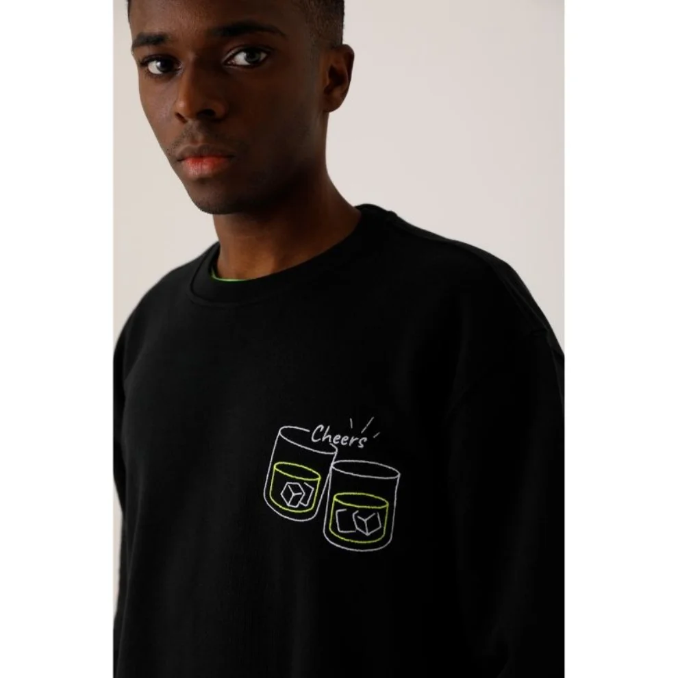 Gourmoji - Cheers | Neon Series Sweatshirt