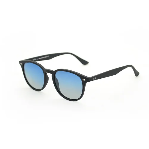 Looklight - Langdon Matte Black Unisex Sunglasses