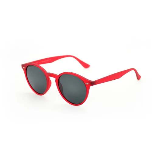 Looklight - Letoon Matte Jelly Red Unisex Sunglasses