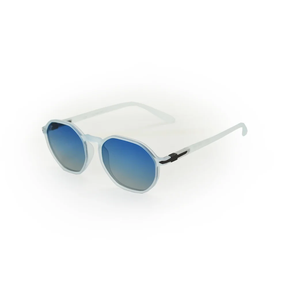 Looklight - Santorini Matte Crystal Unisex Sunglasses