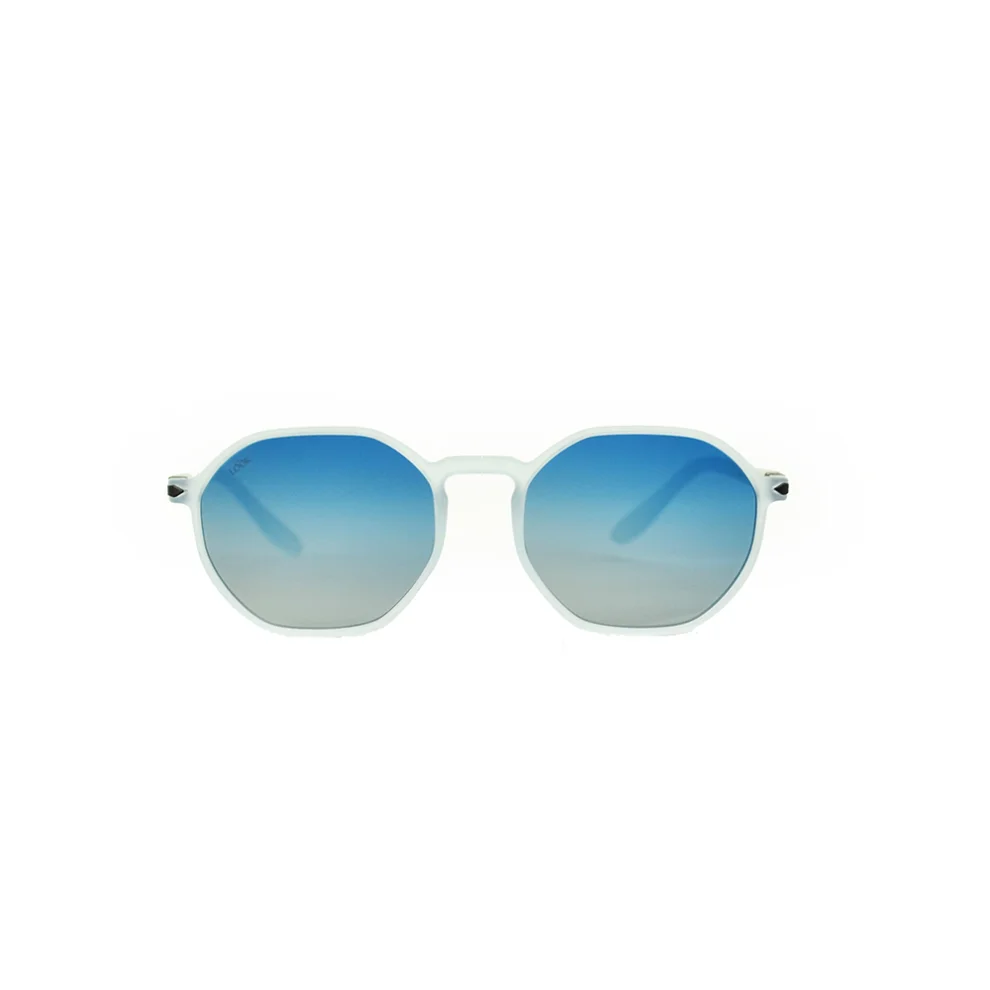 Looklight - Santorini Matte Crystal Unisex Sunglasses