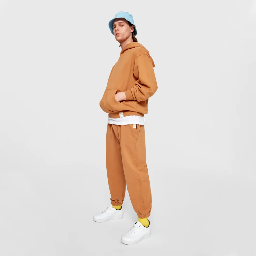 NEWOLD - Washed Tan Oversized Hoodie