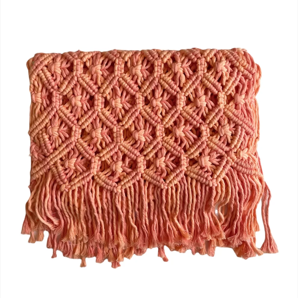 Macra Home - %100 Cotton Macrame Table Runner