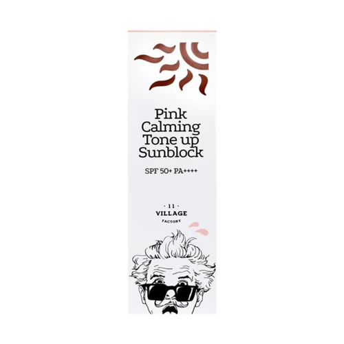 Village 11 Factory - Pink Calming 50 Ml Sun Block Spf50+ Pa++++