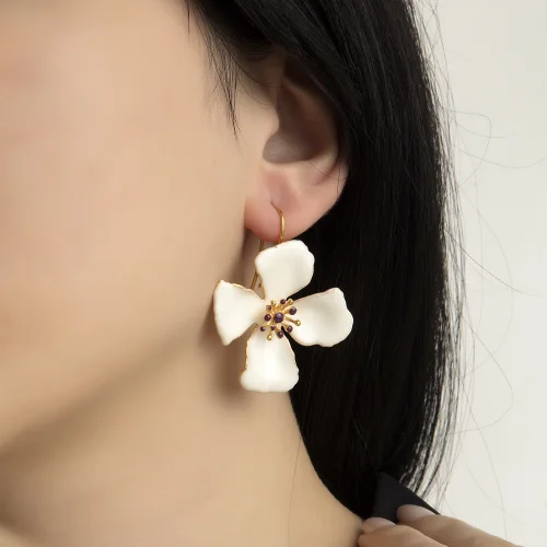 Milou Jewelry - Hawaii Flower Earrings