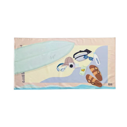 Eight Date - Surfer Beach Towel
