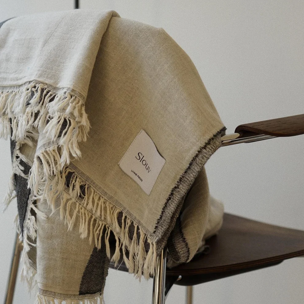 Slouv - Tabea Jacquard Throw Örtü